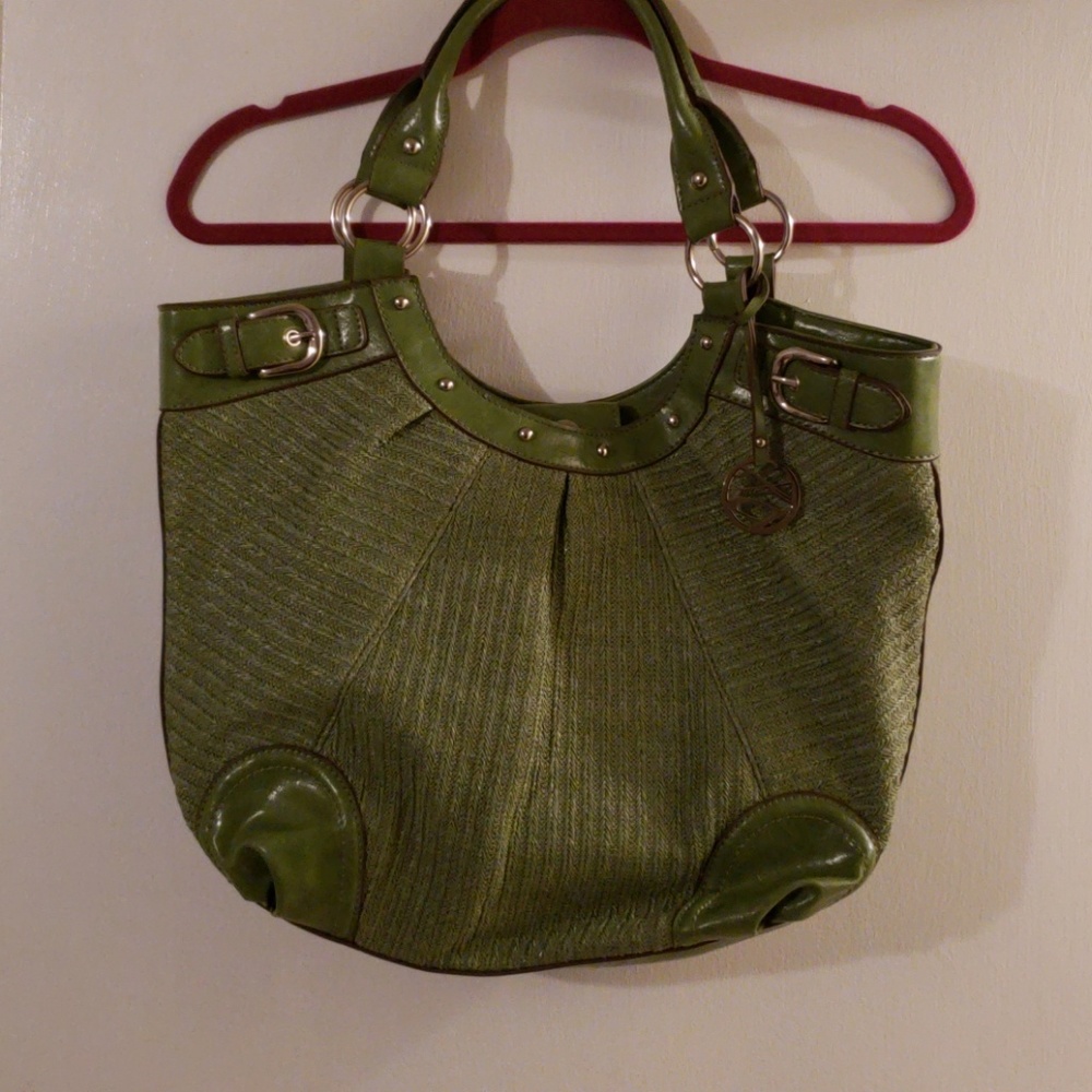 Lime green purse